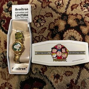 BNWB Armitron Collectible Snoopy Watch.